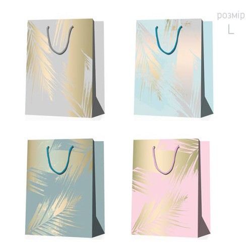 Подарунковий пакет, L 26х32х12 см,