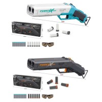 Рушниця 35 см, м'які кулі-присоски 10 шт, окуляри, в асортименті, у коробці 42,5х17х8 см