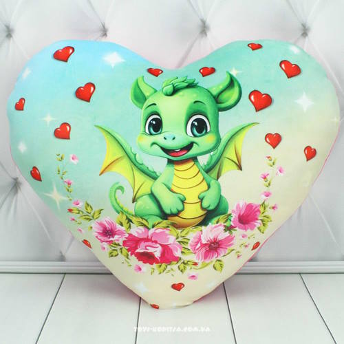 Подушка «Дракоша 3» 30х18 см, ПП Копиця