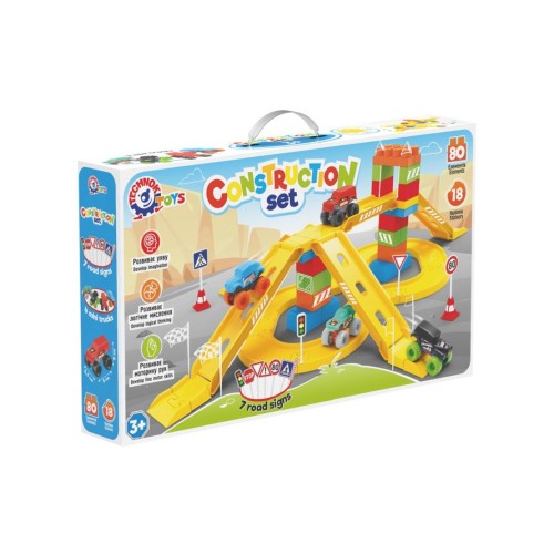 Конструктор з 80 детелей у коробці 52,5х31х8 см, ТМ Технок