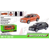Машина «Bentley Bentayga» 1:34 металева зі світлом, звуком та дверима що відкриваються, на батарейці, Автопром