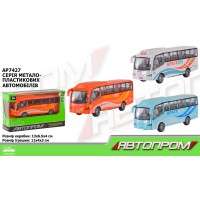 Автобуc металевий інерційний, у коробці 13х4х11 см, АВТОПРОМ