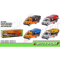 Машина металева інерційна, в асортименті, у коробці 25х6х7 см, Автопром