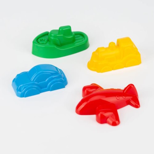 Набір формочок для піску з 4 предметів у сітці 11х11х8 см, ТМ Технок