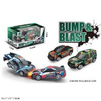 Машина інерційна, при зіткненні розбивається, у коробці 15,2х7,5х7,5 см