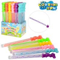 Мильні бульбашки «Меч-динозавр» 36 см, в асортименті, 24 шт у дисплеї 22,5х37х15 см