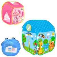 Намет «Будиночок» 70х72х100 см з 1 входом, в асортименті, у сумці 38х38х4 см