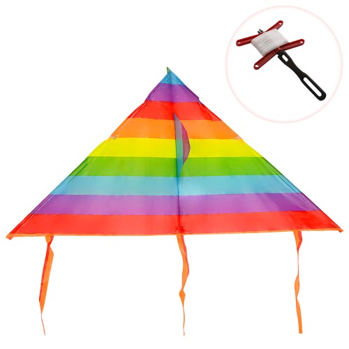 Повітряний змій 90х46 см з хвостом 45 см на струні, у пакеті 9х63х1,5 см