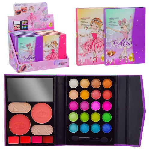 Палетка 12х9х2 см в асортименті, 12 шт у дисплеї