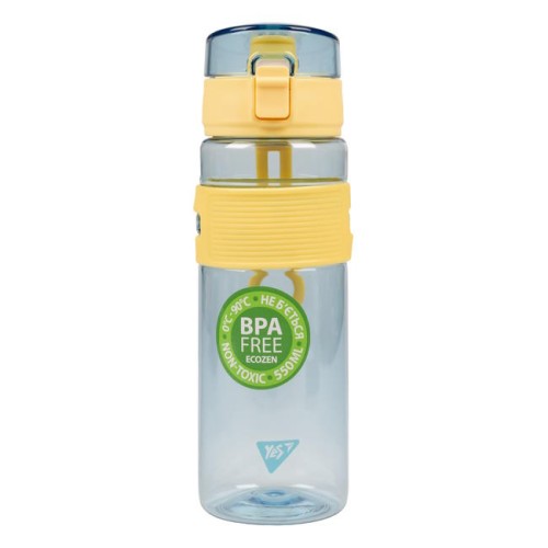 Пляшка для води «Fusion» 550 мл блакитна, ТМ Yes