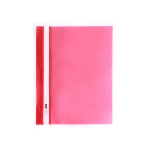 Папка-швидкозшивач А4 без перфорації, фактура «помаранч», червона, ТМ Economix