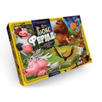 Гра настільна «Ферма ЛЮКС» розважальна, у коробці 39х5,5х29 см, ТМ Данко Тойс