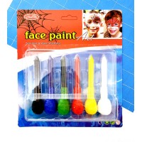 Олівці для обличчя «Спайдер» на 6 кольорів, ТМ Leader