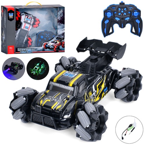 Машина 21 см р/к 2,4G на акумуляторі з парою, димом, звуком та світлом, корпус не б'ється, у коробці