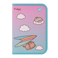 Папка для зошитів «Pusheen. Stormy» В5 пластикова на блискавці, ТМ Yes
