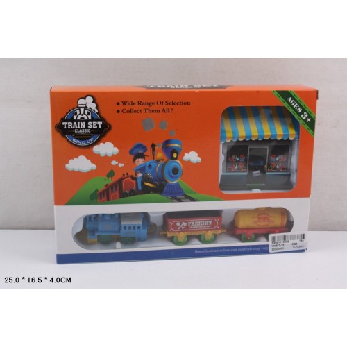 Залізниця заводна, у коробці 25х17х4 см