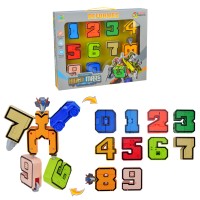 Набір роботів-цифр, у коробці 35х28х5,5 см