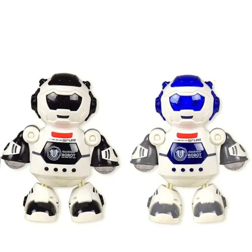 Робот зі світлом та звуком , на батарейці, у коробці 21х17х9 см