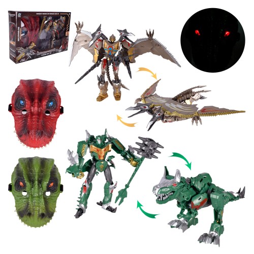 Робот 34 см з маскою, на батарейках, в асортименті, у коробці. 35,5х7,6х24 см