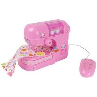 Швейна машина 20х14,5х9 см зі світлом та звуком, шиє, на батарейці, у коробці 28х18х11 см