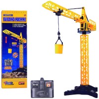Підйомний кран 55 см р/к на батарейці з аксесуарами, у коробці 21х6х64 см