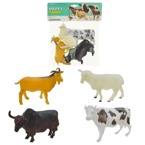 Набір свійських тварин, 4 шт у пакеті 21,5х4,5х27 см