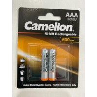 Акумулятор «Camelion» R03, 2bl, 600 mAh Ni-MH