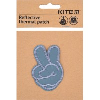 Термонашивка «Victory» світловідбиваюча діаметром 6 см, ТМ Kite