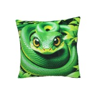 М`яка іграшка «Подушка Змія» 31х31х9 см з принтом 2, ПП Копиця