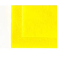 Фетр 21х30 см товщиною 1,2 мм 8 аркушів, жовтий, ТМ Мандарин