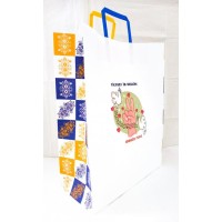 Пакет паперовий білий 32х15х42 см, ТМ Мандарин