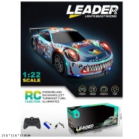 Машина р/к на акумуляторі, зі світлом, звуком та USB, у коробці 27,5х11х12,5 см