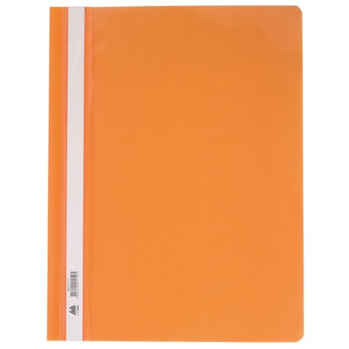 Папка-швидкозшивач з прозорим верхом А4 пластикова 160 мкм, помаранчева, ТМ Buromax