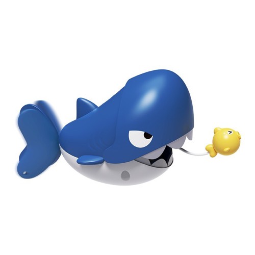 Іграшка для купання «Кит» 10 см заводна з рибкою, у коробці 11,5х7х7 см