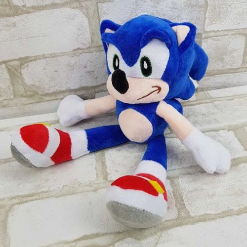 М`яка іграшка «Їжак Сонік» 35 см синій, ПП Копиця