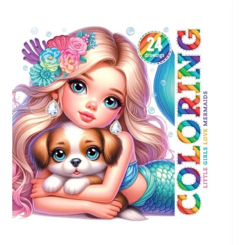 Розмальовка-блокнот на 24 аркуші на склейці 14х14 см, ТМ Мандарин