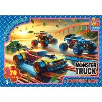 Пазли «Монстер траки» на 70 елементів, ТМ G-Toys