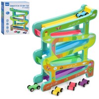 Трек на 5 доріжок та 5 машинок по 4 см, у коробці 29х24х8 см