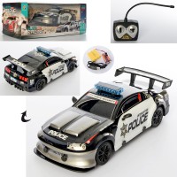 Машина «Поліція» 20 см р/к на акумуляторі з корпусом що не б'ється, у коробці 30х11х12,5 см