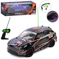 Машина 44 см 1:10 р/к на акумуляторі зі світлом, USB, гумовивми колесами та корпусом, що не б'ється, в асортименті, у коробці 56х23х18 см