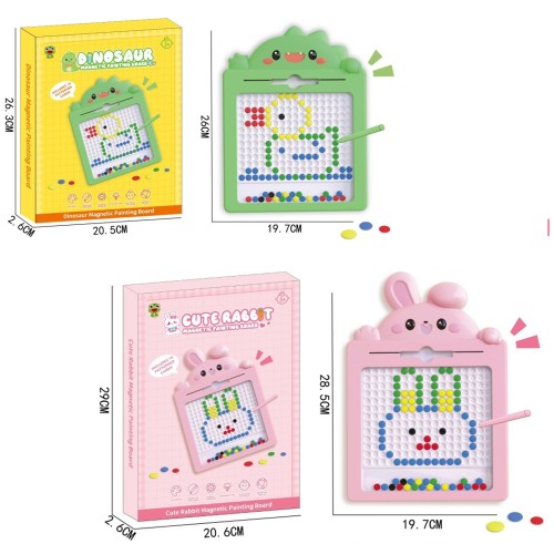 Мозаїка магнітна: ігрове поле 20х26 см та 14 карток, в асортименті, у коробці 21х29х3 см