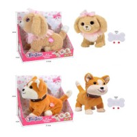 Песик 30 см р/к з англійською озвучкою та рухомими деталями, ходить, на батарейці, в асортименті, у коробці 27,5х26х15,5 см