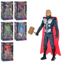 Супергерой «AV» 19 см шарнірний зі світлом, на батарйці, в асортименті, у коробці 20,5х12,5х5,5 см