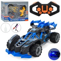 Машина 24 см р/к на акумуляторі зі світлом, паром та USB, в асортименті, у коробці 31х24х10 см