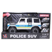 Машинка «Поліція» 24 см зі світлом, звуом та дверима, що відчиняються, на батарейці, у коробці 30х13х16,5 см
