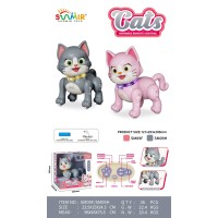 Робот «Котик» 20,5 см р/к на акумуляторі з музикою та USB, в асортименті, у коробці 23,5х15х24,3 см