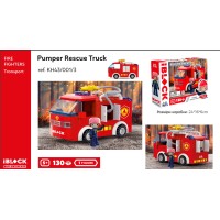 Конструктор «FIRE» на 130 деталей з фігуркою, у коробці 24х16х6 см, IBLOCK JUNIOR