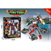 Трансформер 25х18 см з 3 машинками, у коробці 28х10,5х22 см