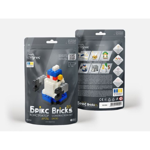 Конструктор «Брікс. Дроїд» на 85 елементів, ТМ Тигрес