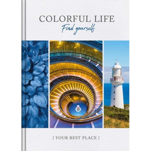 Канцелярська книга «COLORFUL LIFE» А4 на 80 аркушів у клітинку з твердою ламінованою обкладинкою, в асортименті, ТМ Рюкзачок